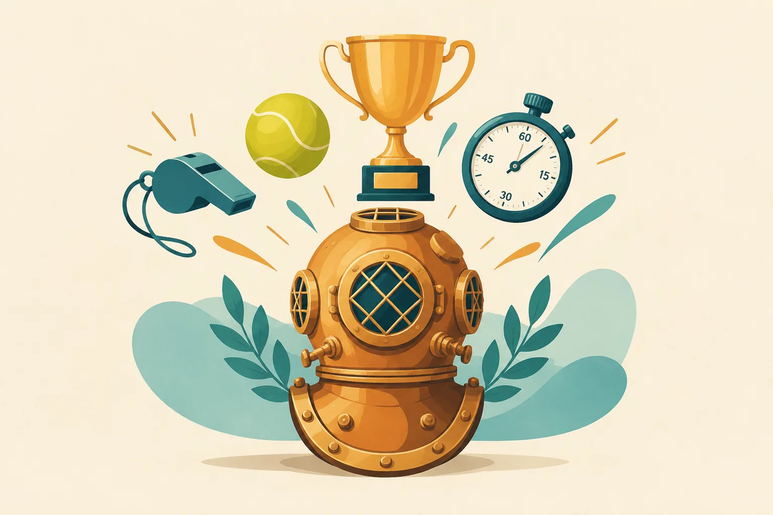 editorial illustration of a whistle