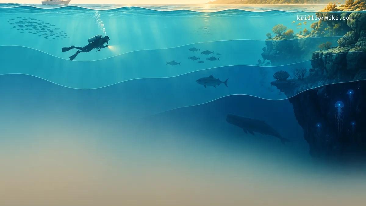 Krillion Depth Zones: The Ocean Map of Your Dive