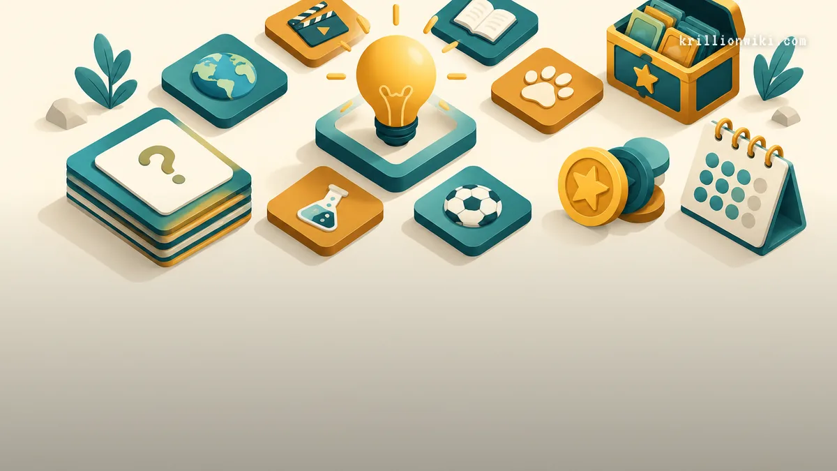 Krillion Prompt Categories: What the Daily Dive Asks